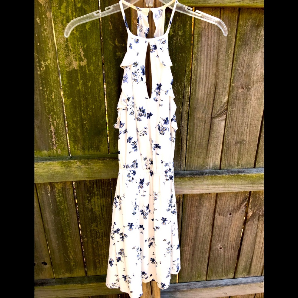 NWOT American Eagle Floral Halter Dress